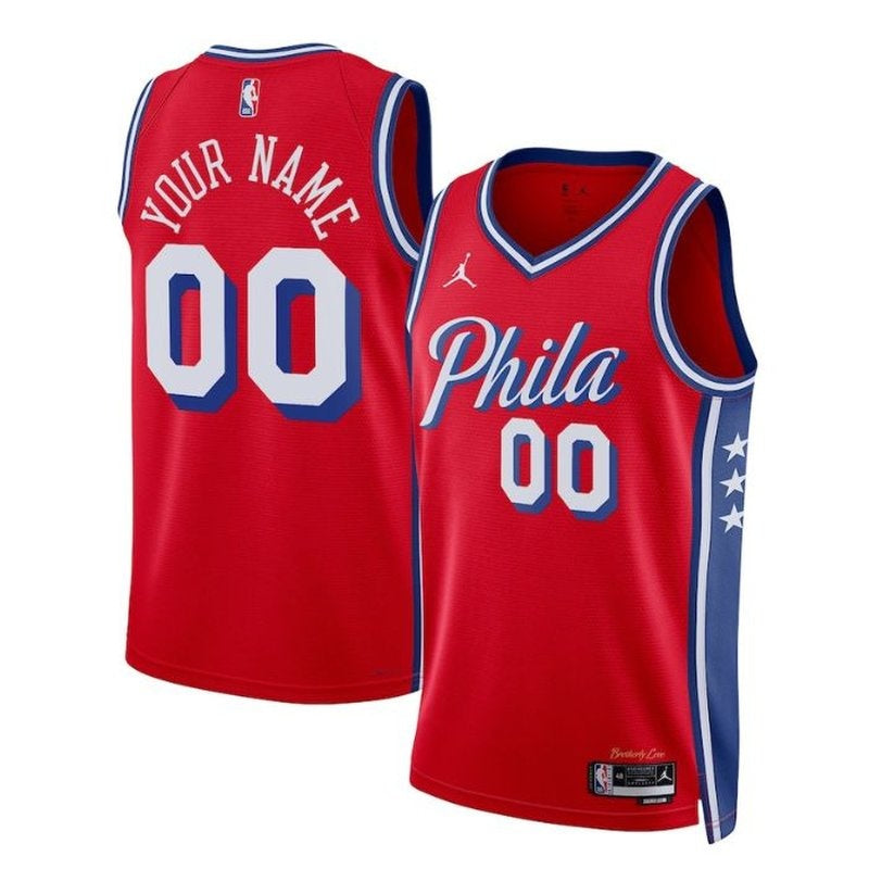 Maglia NBA - Philadelphia 76ers - 2023 - Edizione di Impatto - Rosso