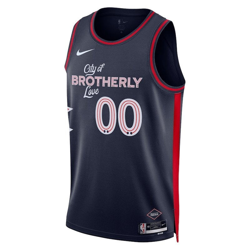 Maglia NBA - Philadelphia 76ers - 23/24 - Blu Marino - Edizione Città