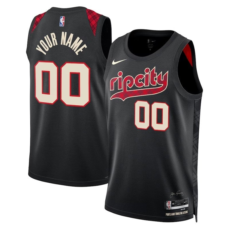 Maglia NBA - Portland Trail Blazers - 23/24 - Nero - Edizione Città