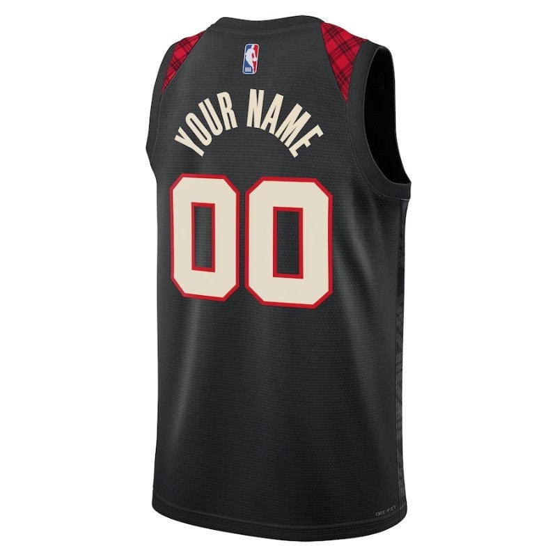 Maglia NBA - Portland Trail Blazers - 23/24 - Nero - Edizione Città