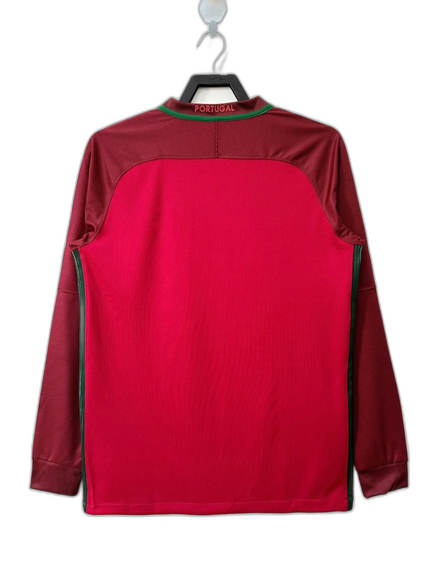 Maglia Portogallo 2016 I Home - Versione Retrò Manica Lunga