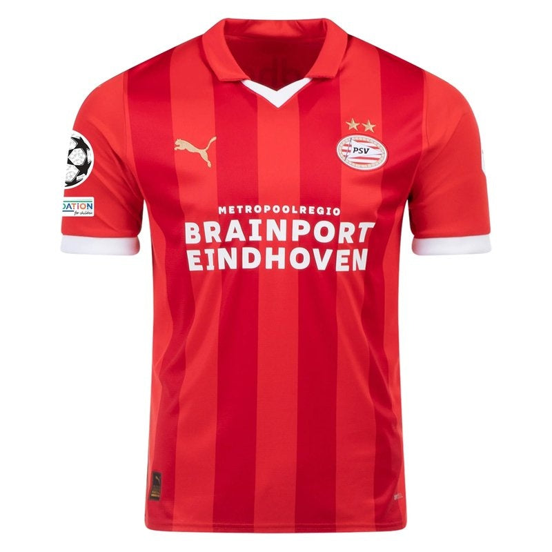 Maglia PSV Eindhoven 23/24 I Home - Champions League - Versione Tifoso