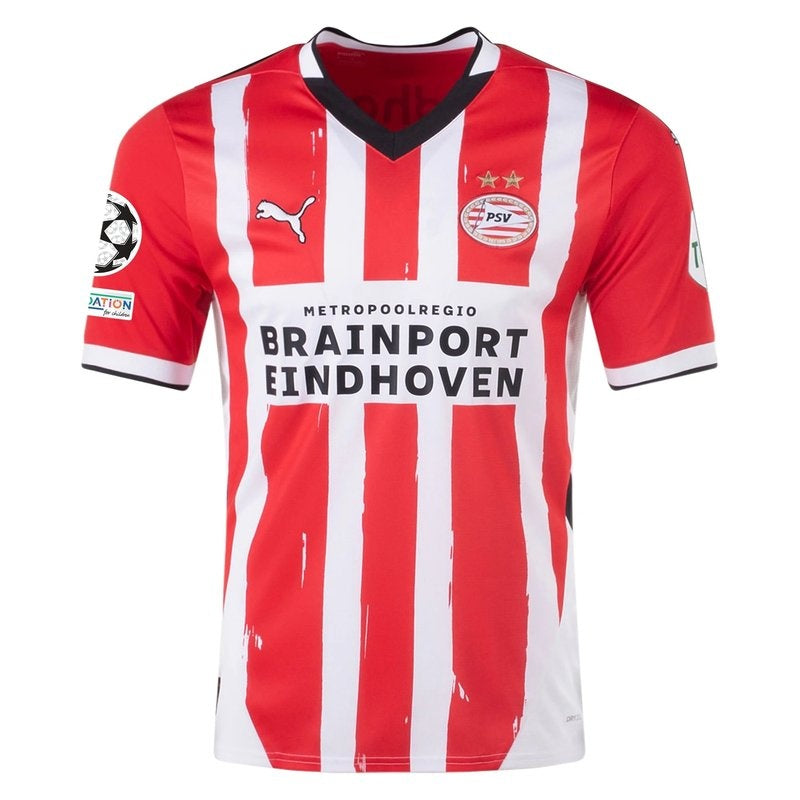 Maglia PSV Eindhoven 24/25 I Home - Champions League - Versione Tifoso
