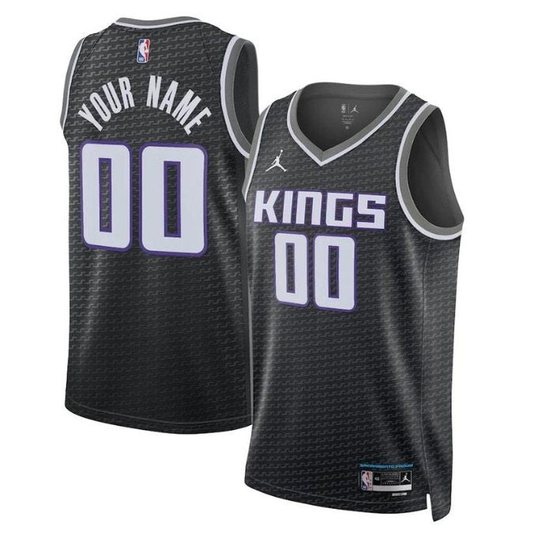 Maglia NBA - Sacramento Kings - 2023 - Edizione di Impatto - Nero