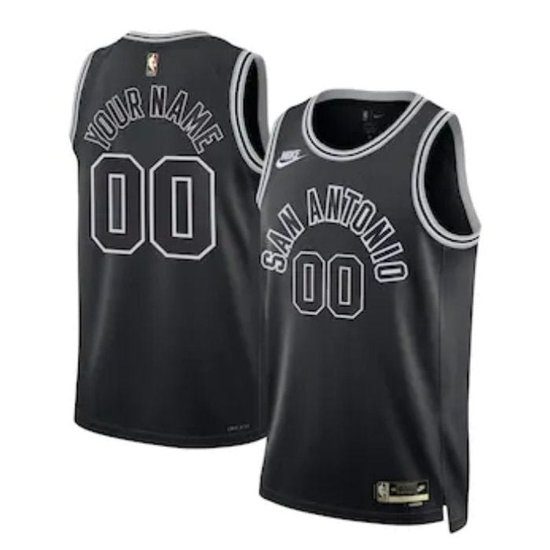 Maglia NBA - San Antonio Spurs - 2023 - Edizione Classica - Nero