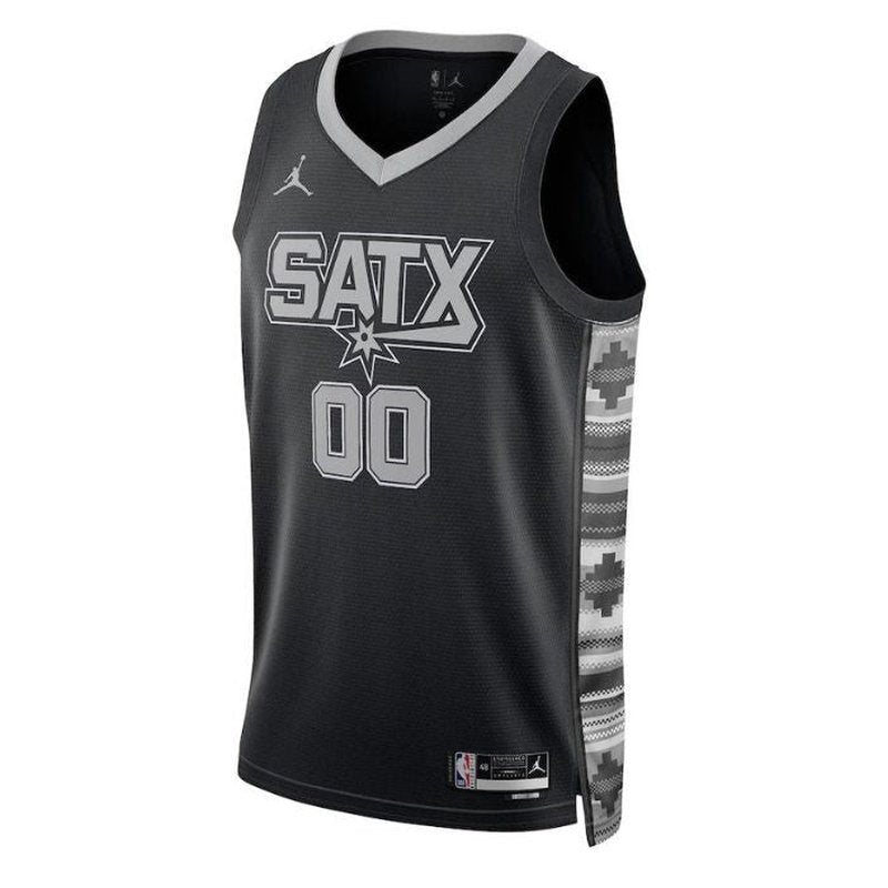 Maglia NBA - San Antonio Spurs - 2023 - Edizione di Impatto - Nero