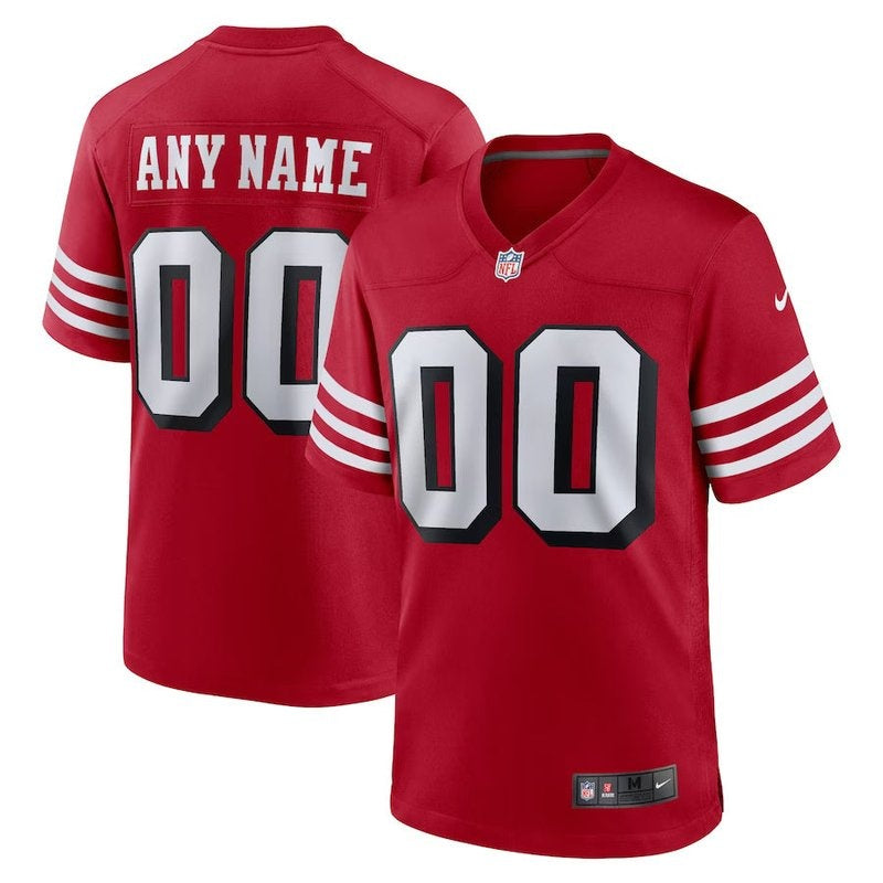 Maglia NFL San Francisco 49ers - Scarlet - Versione Alternativa di Gioco