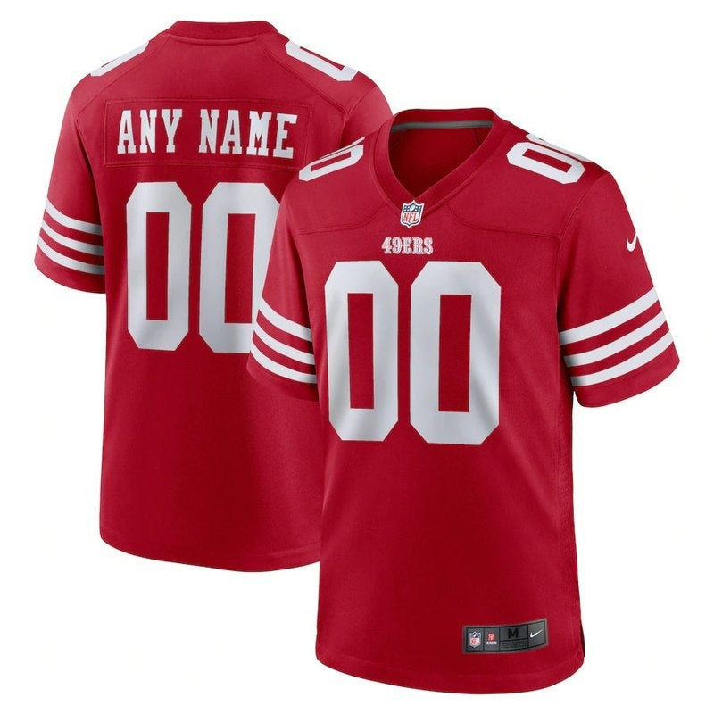 Maglia NFL San Francisco 49ers - Edizione Personalizzata Scarlet