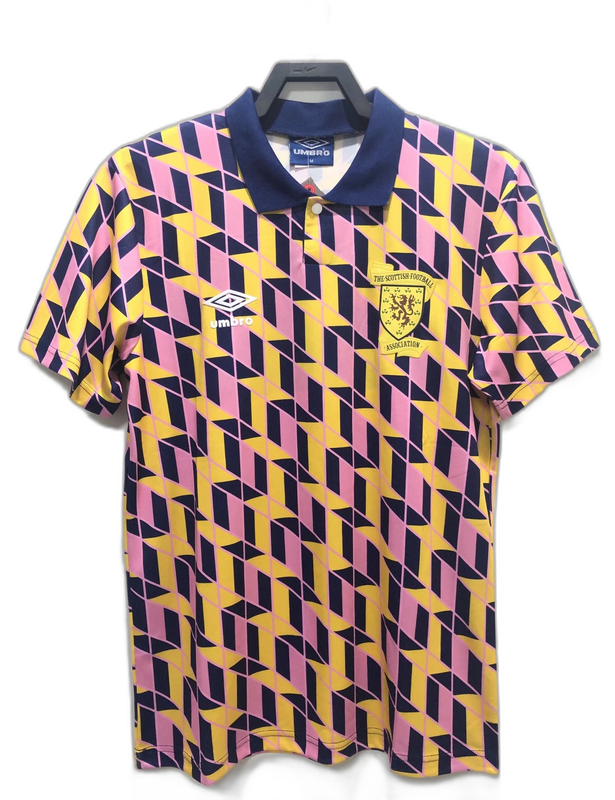 Maglia Scozia 88/89 Giallo - Versione Retrò