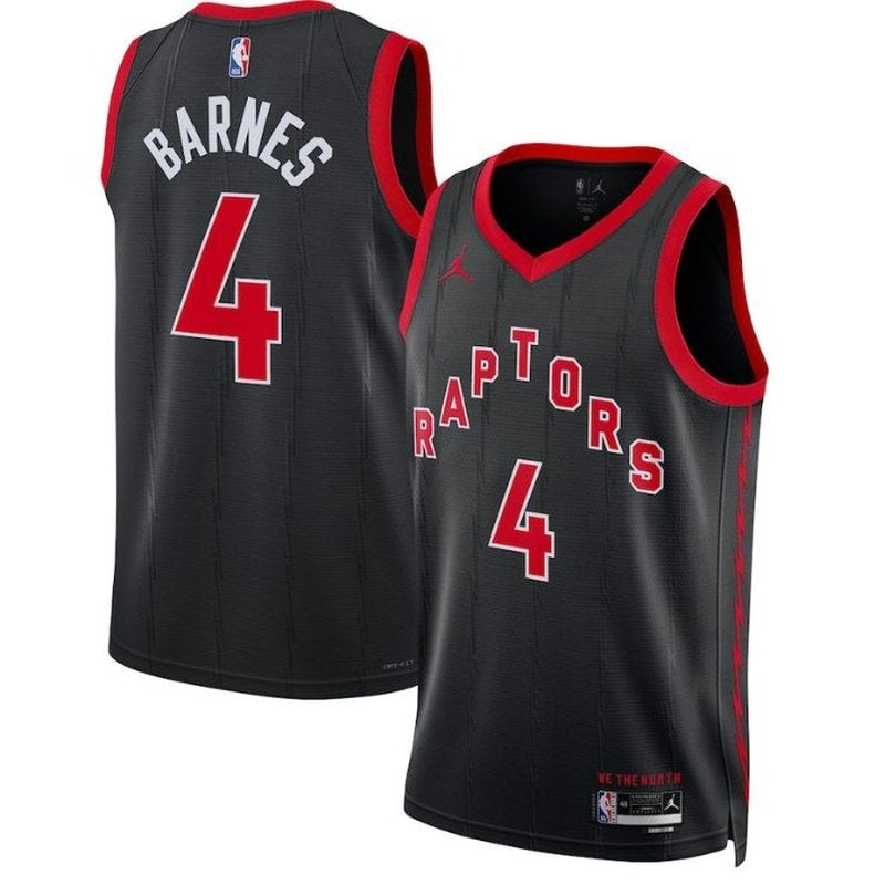 Maglia NBA Scottie Barnes - Toronto Raptors - 2023 - Edizione di Impatto - Nero