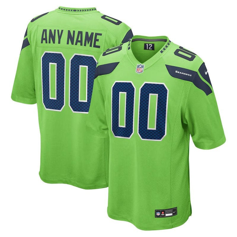 Maglia NFL Seattle Seahawks - Versione Alternativa di Gioco - Verde Neon