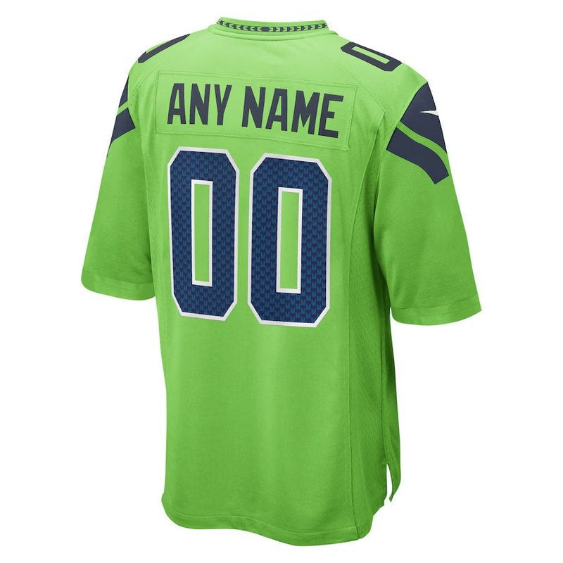 Maglia NFL Seattle Seahawks - Versione Alternativa di Gioco - Verde Neon