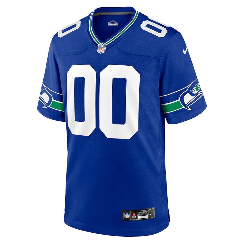 Maglia NFL Seattle Seahawks - Retrò Edizione Classica - Edizione Personalizzata