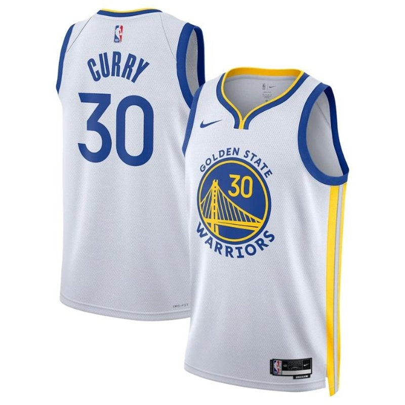 Maglia NBA Stephen Curry - Golden State Warriors - 2023 - Edizione Associazione - Bianco