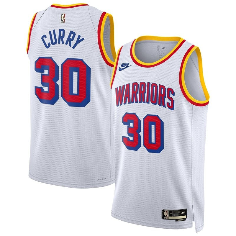 Maglia NBA Stephen Curry - Golden State Warriors - 2024/25 - Bianco - Edizione Classica