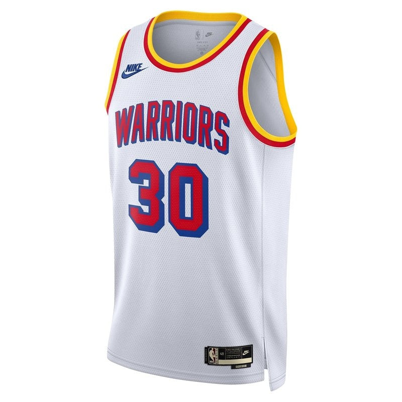 Maglia NBA Stephen Curry - Golden State Warriors - 2024/25 - Bianco - Edizione Classica