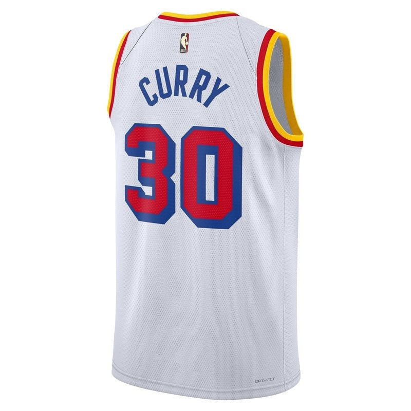 Maglia NBA Stephen Curry - Golden State Warriors - 2024/25 - Bianco - Edizione Classica