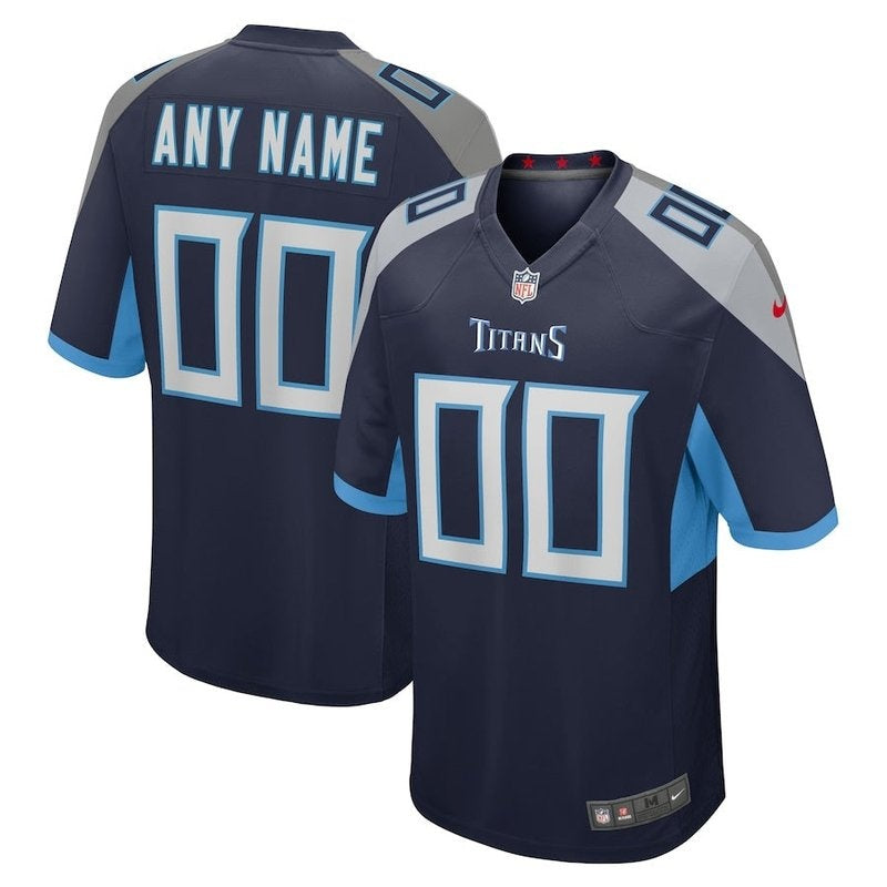 Maglia NFL Tennessee Titans - Edizione Personalizzata - Blu Marino