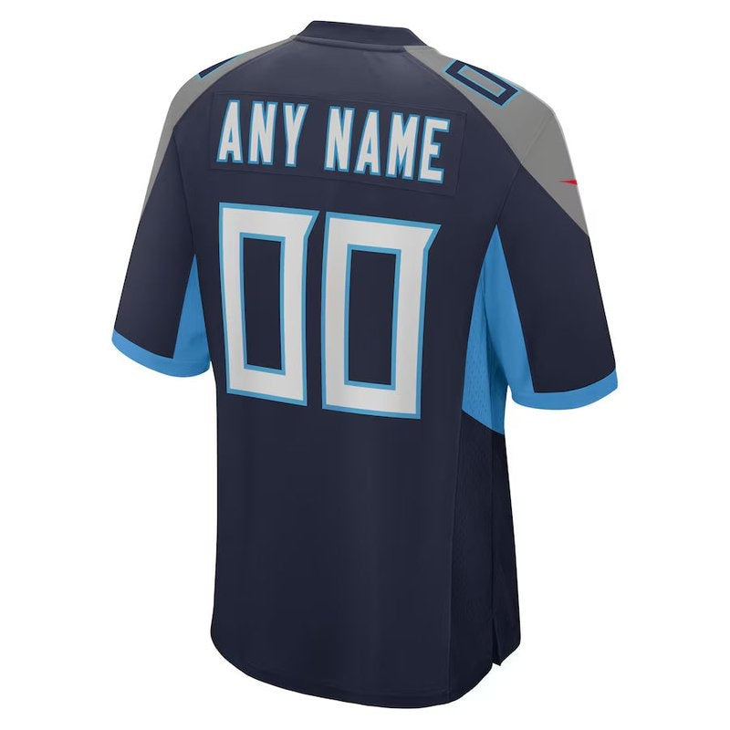 Maglia NFL Tennessee Titans - Edizione Personalizzata - Blu Marino