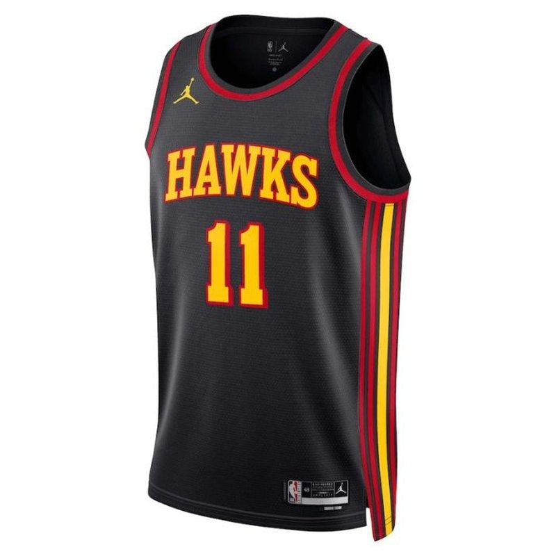 Maglia NBA Trae Young - Atlanta Hawks - 2023 Edizione di Impatto - Nero