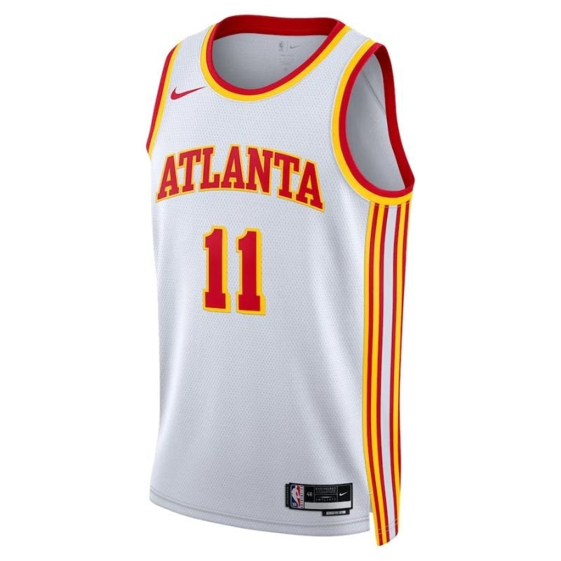 Maglia NBA Trae Young - Atlanta Hawks - 2023 - Edizione Associazione - Bianco
