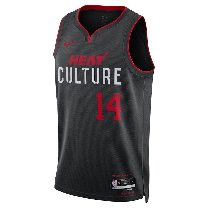 Maglia NBA Tyler Herro - Miami Heat - 23/24 - Nero - Edizione Città
