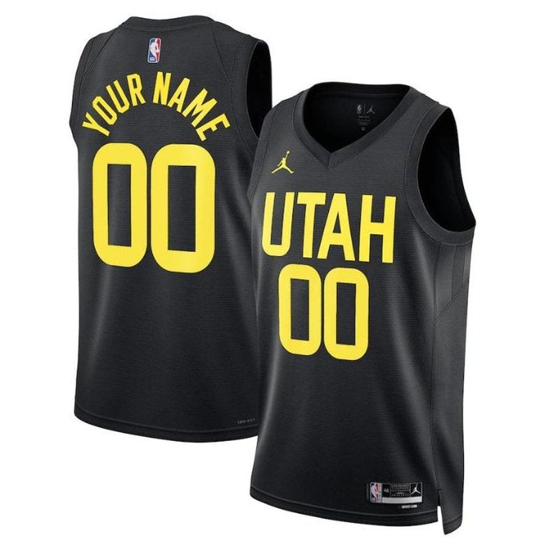 Maglia NBA - Utah Jazz - 2023 - Edizione di Impatto - Nero