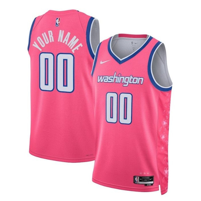 Maglia NBA - Washington Wizards - 2023 - Edizione Città - Rosa