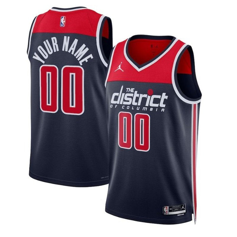 Maglia NBA - Washington Wizards - 2023 - Edizione di Impatto - Blu Marino