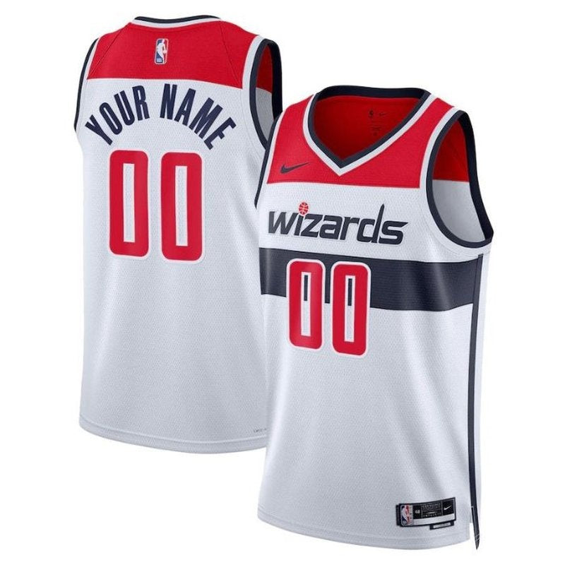 Maglia NBA - Washington Wizards - 2023 Bianco - Edizione Associazione