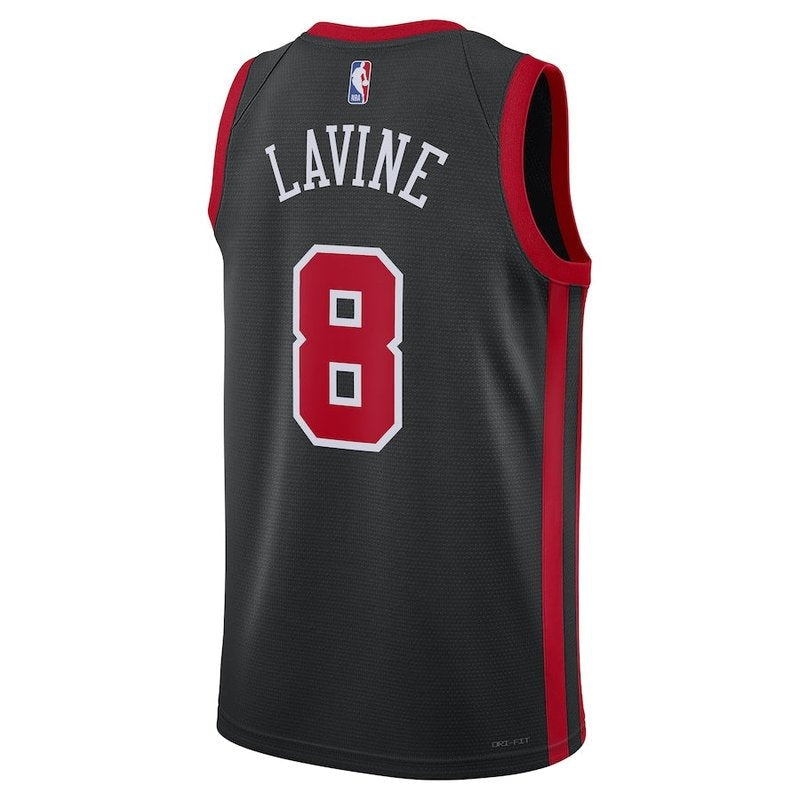 Maglia NBA Zach LaVine - Chicago Bulls - 23/24 - Nero - Edizione Città